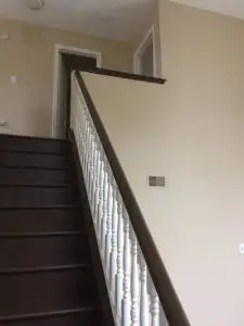 Interior painting work