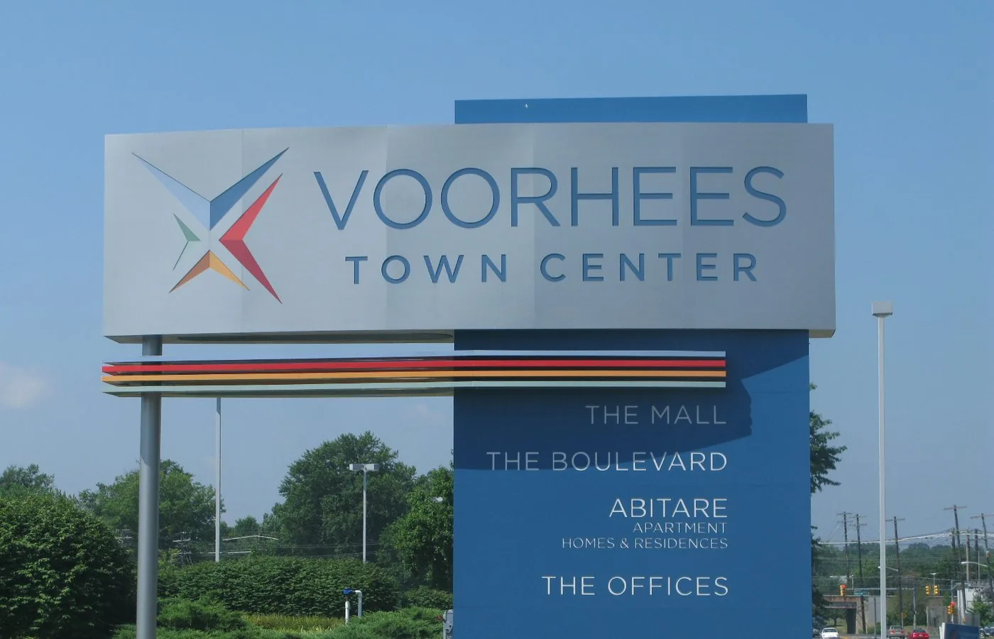 Welcome to Voorhees Township sign in New Jersey